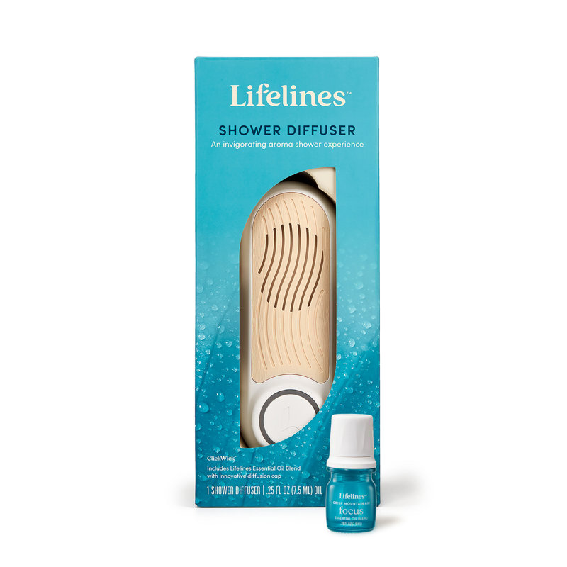 Lifelines Shower Diffuser Plus Essential Oil Blend & Reviews Wayfair